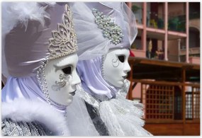 Poszterek 185x125 Szórakozás Velencében Maszkok