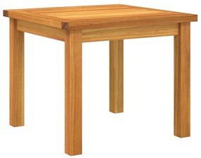 3 részes szürke polyrattan és akácfa bisztrószett