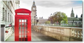 Fotó üveg kép Telefonfülke 140x70