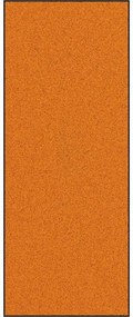 vidaXL Ajtószőnyeg Narancs és Fekete 120 x 300 cm Poliamid és PVC