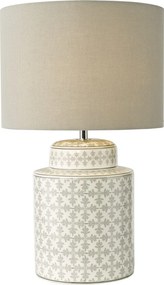 Dar Lighting modern asztali lámpa kedron króm szürke darked4239