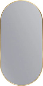 Erga Oval, ovális tükör 50x100cm, arany keret, ERG-V01-OVAL-5010-GD
