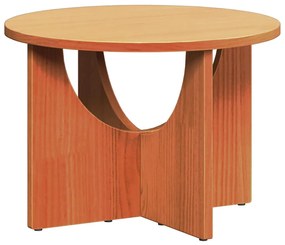Dohányzóasztal Viaszbarna 50 x 50 x 35 cm Tömör fenyőfa