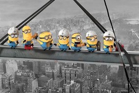 Plakát Gru 2 - Minions Lunch on a Skyscraper