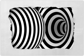 Poszterek 120x80 Absztrakt fekete-fehér