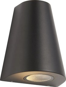 ENDON 96905 HELM Modern Kültéri Fali Lámpa Fekete, Átlátszó LED IP44