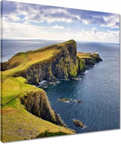 Vászonkép 50x50 Világítótorony Tengerparti kilátás Tenger Nyaralás