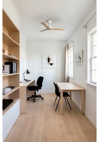 FARO 34281 -Mennyezeti ventilátor KLIM S fenyő/fehér átm. 92,5 cm+ távirányítás