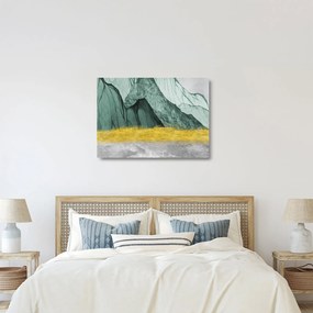 Üveg kép - Smaragdhegység N⁰2 (70x50 cm)