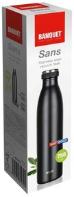 Banquet rozsdamentes termosz SANS 750 ml, fekete