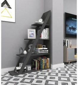 Arven Anthracite könyvespolc