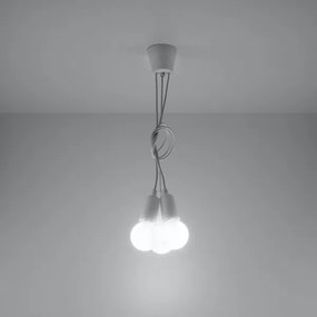 Csillár zsinóron DIEGO 3xE27/60W/230V