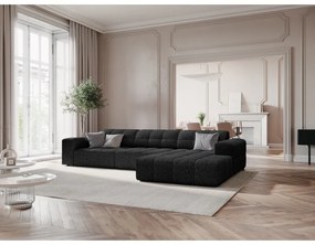 Antracitszürke sarokkanapé (jobb oldali) Chicago – Cosmopolitan Design