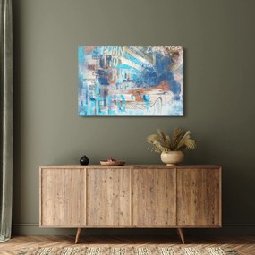 Kép - lovaglásra született, kék tónusok (90x60 cm)