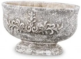 Cyrus design Kaspó cement szürke 18,5x30x18cm