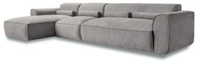 Világosszürke sarokkanapé (bal oldali) Flex Felix – Miuform