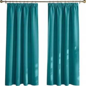 Pony Dance Sötétítő függöny türkizkék 2 db 175x140 cm thermo