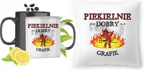 Grafika szett Mágikus bögre fényképes nyomott mintás párna