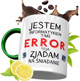 Zöld Bögre Informatikusoknak Születésnapi Ajándék fényképes nyomtatással