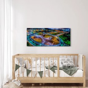Kép - éjszakai panoráma (120x50 cm)