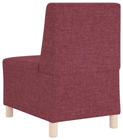 bordó szövet kanapéfotel 55 cm