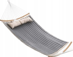 Függőágy Kerti Rúddal Teraszra Függőágy 2 Személyes Szürke