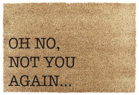 Kókuszrost lábtörlő 40x60 cm Oh No Not You Again – Artsy Doormats