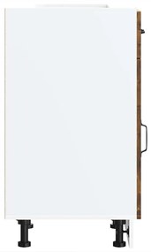 vidaXL Konyhai alapszekrény Kalmar füstölt tölgy műfa