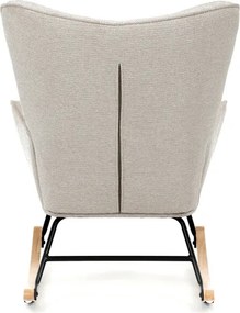 Hintaszék, bézs, szövet, AK-373 CRM2