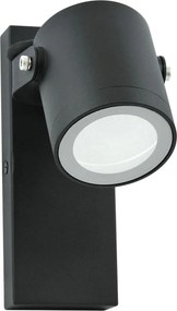 POLUX 311573 PINO Modern Kültéri Fali Lámpa Matt Fekete GU10 IP44