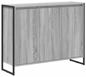 Oldalsó szekrény Szürke Sonoma 96,5 x 30 x 75 cm Faanyag