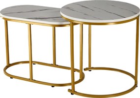 Kétrészes Dohányzóasztal