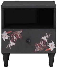 vidaXL Éjjeli asztal 2 pcs Barna 40 x 33 x 46 cm Tömör Mangófát