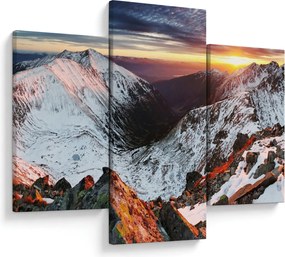 Kép - Téli hegyi panoráma (90x60 cm)