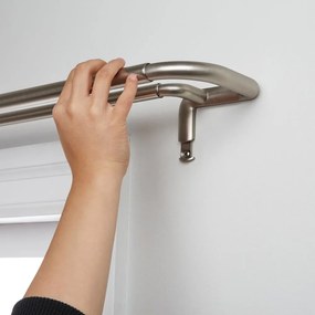 Acél bővíthető-dupla függönykarnis 122 - 224 cm Twilight – Umbra