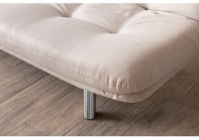 Kétszemélyes kihúzható BAKU kanapé, krémszínű