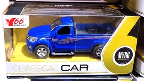 Amerikai Pick Up Truck Teherautó Fém 1:46 Méretarányú Autó Játék LED Világítással