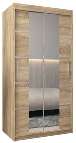 Ruhásszekrény 100 cm Verika 4 100 (szonoma tölgy). 1064258