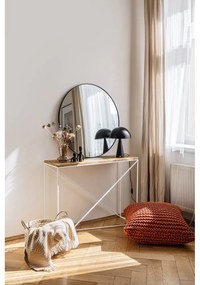 Fekete fali tükör ø 80 cm Layla - Bonami Essentials