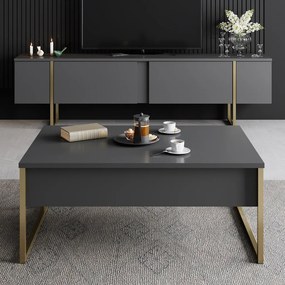 Luxe - Anthracite, Gold