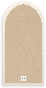 Bársony kárpitozott panel - Íves - 30x80cm Szín: Rózsaszín