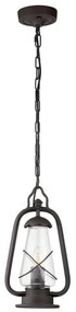 Elstead MINERS-CHN - Kültéri, láncra függeszthető MINERS csillár 1xE27/60W/230V IP44 bronz