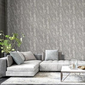 Arthouse Signature 2 Luxe Texture ezüst-fémes márvány mintás fémhatású vlies tapéta – 299102