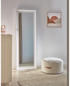 Adara fehér puff, ø 50 cm - Kave Home