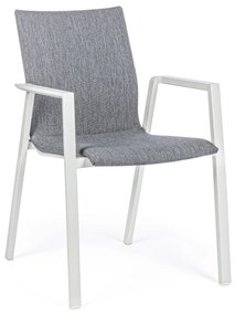 ODEON II fehér és szürke szék