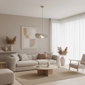 Emibig modern függeszték ritual bézs fehér emi1632/1l