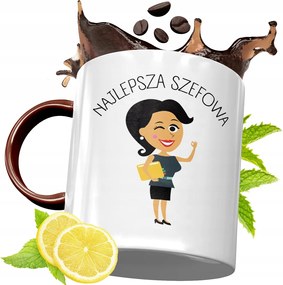 Bordó Bögre Főnöknek Születésnapi Ajándék fényképes nyomtatással