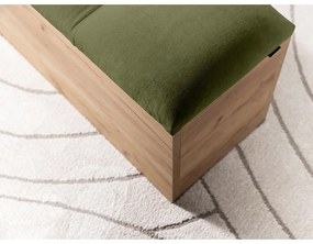 Zöld-natúr színű pad Kumo – Bobochic Paris