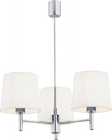 ARGON 6108 BOLZANO Modern Csillár Króm, Fekete E27 IP20