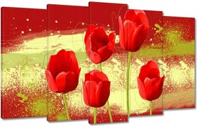 Vászonkép 100x60 Piros pipacs